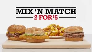 Arby S Offers Two For 5 Mix N Match Special Brand Eating