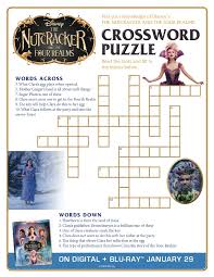 Free printable disney crossword with the solution included. Disney Nutcracker Crossword Free Printable Puzzle Mama Likes This