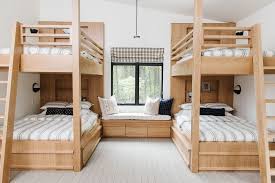 Shopping for bed for little girls is definitely more fun today due to the many beautiful styles that are in the market today. Tips For Bunk Beds Studio Mcgee Bunk Beds Built In Modern Cabin Decor Modern Cabin