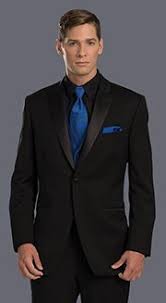 Black And Royal Blue Tuxedo Black Suit With Royal Blue Tie Google Search Royal Blue Tux Blue Tuxedos All Black Suit