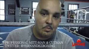 Orlando Fernandez fastest rising corner man in boxing