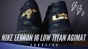 Condition is new with box. Nike Lebron 16 Low Titan Agimat Unboxing Youtube