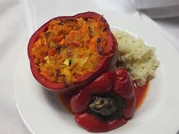 Gefullte Paprika Mit Hahnchen Rezept Rezepte Essen Kochrezepte