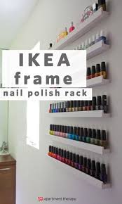 20 Ways To Use Ikea S Ribba Picture Ledge All Over The House Ikea Diy Nagelstudio Ideen Ikea Organisation