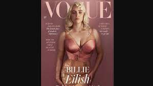 Billie eilish on the cover of the june 2021 issue of british vogue.credit.craig mcdean. Billie Eilish Sorgt Mit Vogue Cover Fur Rekorde W V