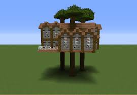As the title suggests, this base type is hidden atop and among some trees, securing it against some mob types like creepers, skeletons, and endermen. Jungle Tree House Blueprints For Minecraft Houses Castles Towers And More Grabcraft