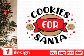 Download Cookies For Santa Graphic By Svgocean Creative Fabrica SVG Cut Files