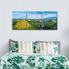 The Chocolate Hills Multi Panel Canvas Wall Art Wall Canvas Multi Panel Canvas Canvas Wall Art