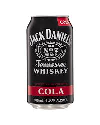 Jack daniels meets all of the requirements of an american bourbon whiskey but there is some argument this technique, called the lincoln country process, is why jack daniels is often called a what can be mixed with jack daniels? Buy Jack Daniel S Tennessee Whiskey Cola Cans 375ml Online Lowest Prices In Australia Dan Murphy S