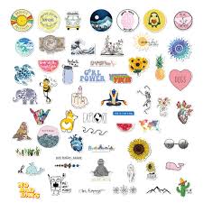 Unique vintage stickers featuring millions of original designs created and sold by independent artists. 56 Pcs Cute Stickers Waterproof Aesthetic Stickers Luggage Stickers Vinyl Trendy Stickers Decals Cool Bumper Sticker For Suitcases Water Bottles Guitar Laptop Skateboard Phone Bicycle Scrapbooking Buy Online In Kyrgyzstan At Desertcart