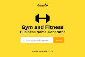 gym and fitness business name ideas