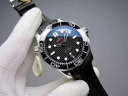 New V2 Edition Of Replica Omega Seamaster Diver 300m With Rubber Strap Professional Replica Watches