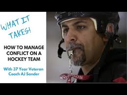How to manage conflict and build a winning hockey team with Coach AJ Sander. 