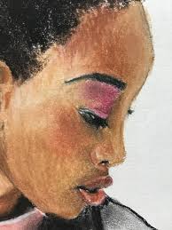Original Fashion Portrait in Pastel
