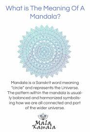 Mandala Is A Sanskrit Word Meaning Circle Represents The Universe The Pattern Within The Mandala Mandala Meditation What Is A Mandala Spiritual Yoga Symbols