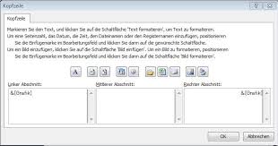 Seitenrander Kopfzeile Fusszeile Office Loesung De