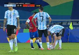 Join the discussion or compare with others! Jean Meneses Tries To Disrupt Messi S Free Kicks Twice But Leo Silences Chile Sh Talker With Well Mastered Strike