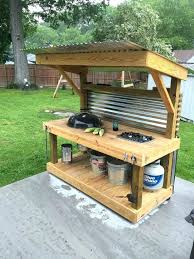 outdoor grill station weber kettle homemade cart table the bbq attractive and 7 cuisine exterieure cuisine exterieur motif de cuisine en plein air