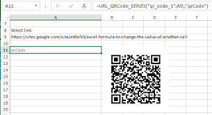 Generate Qr Code With Google Chart Api Using Udf In Excel