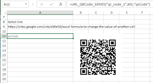 generate qr code with google chart api using udf in excel