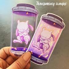 Clone Tube Mewtwo Sticker Etsy Mew And Mewtwo Mewtwo Pokemon