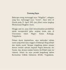 Image result for maghfur amien antologi puisi