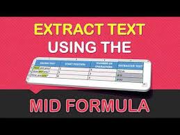 In this article, we will learn how we use mid function in microsoft excel. Mid Formula In Excel Myexcelonline