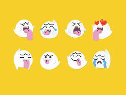 Super Mario Boo Emojis Mario Boo Super Mario Boo Shy Guy Tattoo