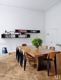 When Floors Totally Make The Room Dining Table Design Steel Dining Table Flooring