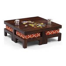 Check it out for yourself! Coffee Tables With Stools Buy Coffee Table With Seatings Online Urban Ladder