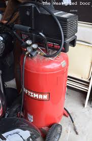 How I Started Spraying Furniture Craftsman 25 Gallon Air Compressor Wd 1 Spray Paint Furniture Air Compressor Tools Spray Painting Wood Furniture