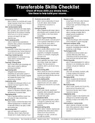 Teacher Transferable Skills Resume Resume Skills Work Skills Job Resume