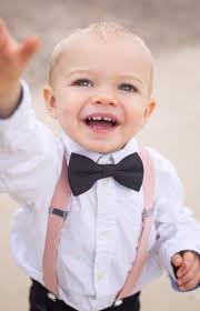 Black Bow Tie & Blush Pink Suspenders --- PERFECT for Groomsmen, Ring  Bearer or Page Boy Outfit, Baby Through Adult Sizes