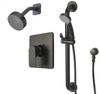 Olympia Single Handle Shower Trim Set W/Handheld - pvd-matte-black