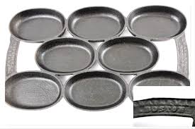 Antique 1859 N Waterman Cast Iron Gem Pan Muffin Pan Antique Cast Iron It Cast Cast Iron