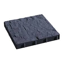 Genesis Slab 16x16 Rockland Black Step Stones Paver Steps Stone Landscaping