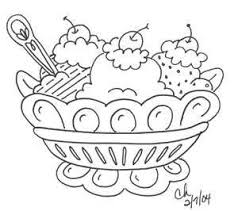 Ice Cream Sundae Ice Cream Coloring Pages Coloring Pages Embroidery Patterns