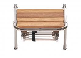 Meuble teck salle de bain. Plateformes De Bain Pour Tableau Arriere En Inox Et Teck Avec Echelle De Bain Telescopique Seulement 469 95 Acheter Maintenant Svb