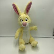 Vintage Walt Disney Yellow Rabbit Plush Winnie The Pooh 13 Stuffed Animal Toy Ebay Rabbit Plush Pet Toys Winnie The Pooh