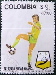 The above logo image and vector of atletico bucaramanga logo you are about to download is the intellectual property of the copyright. Stamp Atletico Bucaramanga Colombia Fifa World Cup 1982 Spain Mi Co 1563 Sn Co C720b Yt Co Pa691 Lt Co 1586