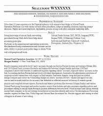 These are thus, the major concerns for the chief financial officers (cfos), controllers, and operations managers of mutual fund companies. Mutual Fund Operations Analyst Resume Example Company Name Troy Michigan