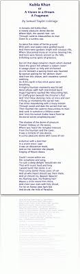 Kubla Khan Samuel Taylor Coleridge Unfinished As Coleridge Was Interrupted By A Person From Porlock Inspirational Poems Romantic Poems Poetry Foundation