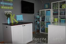 You don't have to spend a ton of money on new furniture for your craft room. My Craft Room Reveal Keeping It Simple