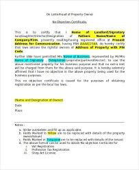 No Objection Certificate Format For Govt Employee Pakistan You Will Never Believe These Biz Certificate Format Being A Landlord Certificate