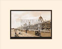 Mohammadi Mahal at the Junction of Kalbadevi Road and Girgaon (Code: 148) -  Mounted Photo Print - Bombay 100 Years Ago