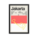2022 Jakarta E-Prix Print – Modern Racing Prints