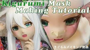 Kigurumi Animegao White Cat Mask MakingTutorial :Cosplay Guide - YouTube