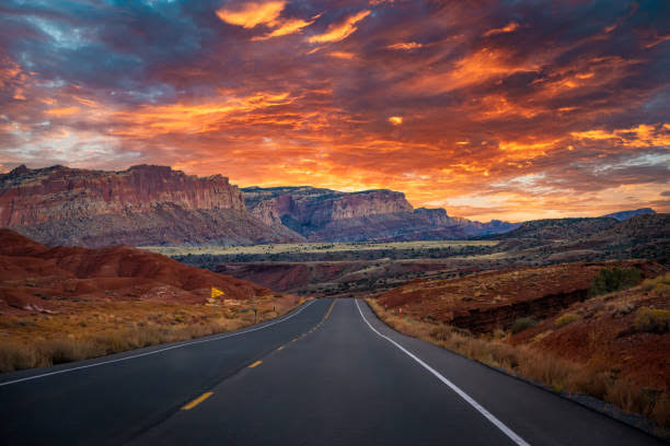 10,300+ Open Road To Dramatic Landscape Stock Photos, Pictures ...