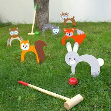 Woodland Animal Croquet Set Woodland Animals Christmas Gifts For Boys Crafts For Kids