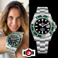 Writer Giorgia Mondani spotted wearing Rolex